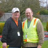 Pastor John with Mark before the event