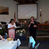 Phyllis thanking Joanne