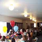 A room full of ladies