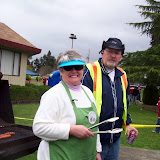 Jim and Brenda grilling