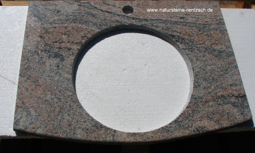 Waschtischplatte mit Ausschnitt+Granitplatte+Bad+Küche+Naturstein