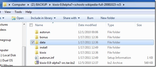 data folder data folder