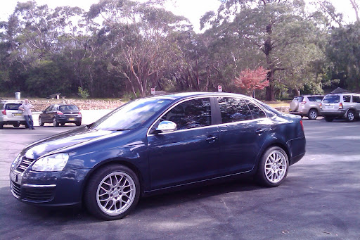 Great contrast on a Jetta or dark VW BBS RX 17x8 ET 35 5x112 offset