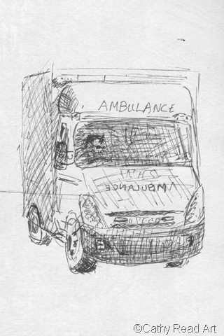Ambulance Caricature