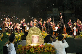 Gira Al Encuentro con Venezuela. SJVSB y Gustavo Dudamel. Estadio Luis Aparicio. Maracaibo, estado Zulia. 29-01-2010. Foto: Nohely Oliveros. Fesnojiv