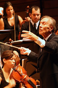 Aniversario 35 años Fesnojiv. SJVSB y Claudio Abbado. Caracas. CASPM.13-02-2010. Foto: Frank Di Polo. Fesnojiv