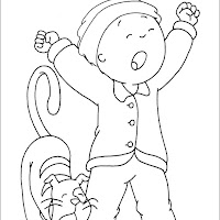 CAILLOU: Desenhos Caillou para colorir