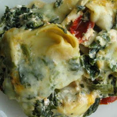 Tortellini and Spinach Bake