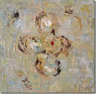 we love how the cross gets a little abstracted in this 8x8 Faith XI