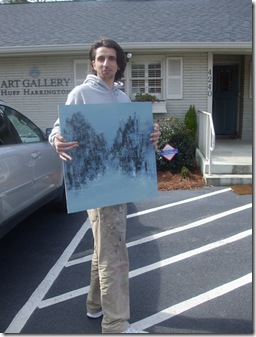 Bouterin unloading paintings 003