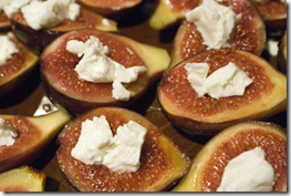 Figs & goat cheese