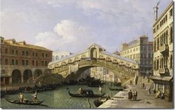 Turner- Canaletto Rialto Bridge