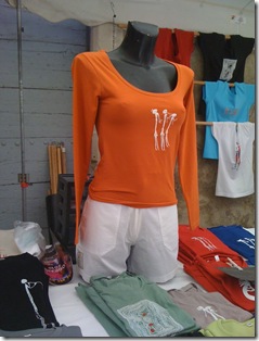 Orange on a Manequin in the Market of St. Remy