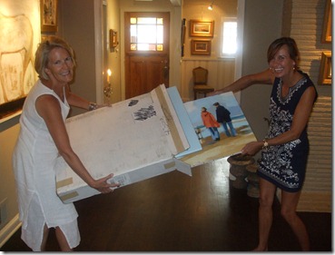 Ann & Meg unpacking the new Ewas!