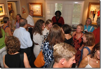 Bastille Day show gallery scene