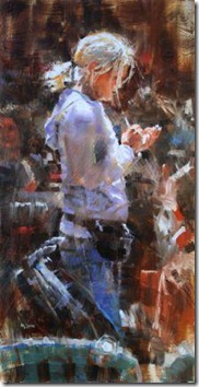 Copy of Waitress in the Sun 24x12 $1500