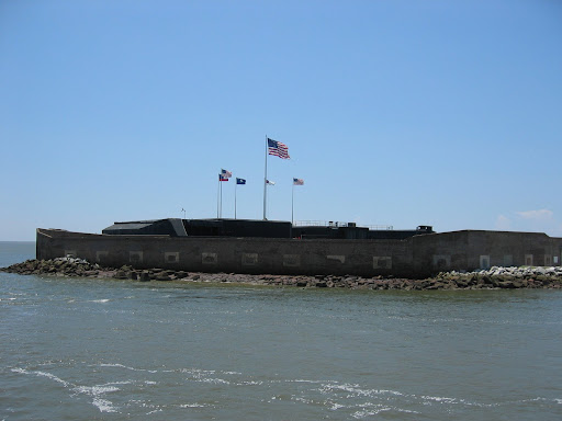 Fort Sumter from the Ferry Boat