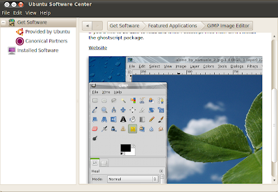 ubuntu software center 10.04 beta 1