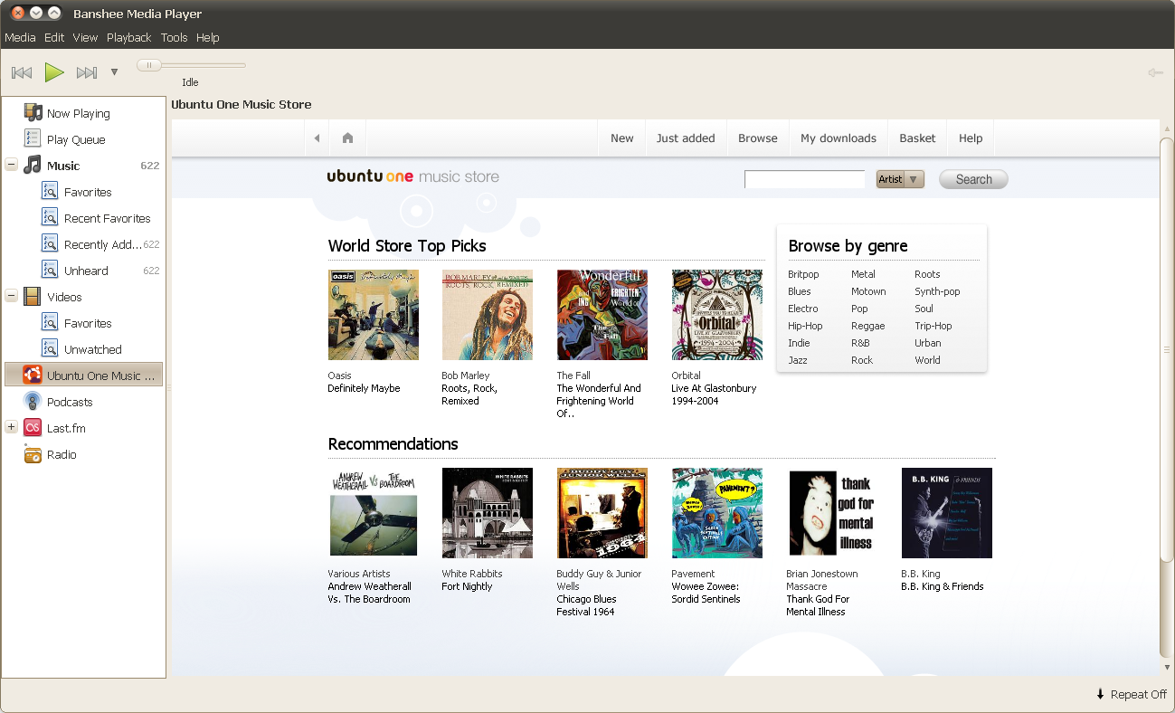 Banshee Gets Ubuntu One Music Store Plugin ~ Web Upd8: Ubuntu / Linux blog