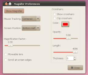 gnome shell magnifier preferences