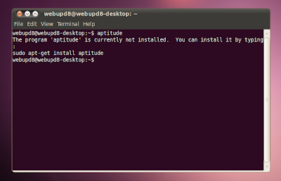aptitude removed ubuntu 10.10 maverick meerkat