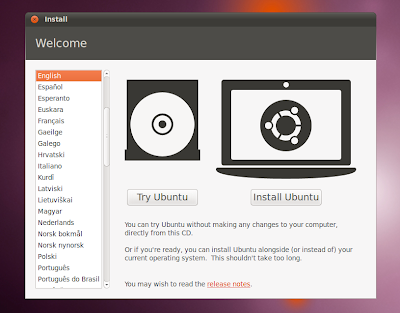 Ubuntu 10.10 installer screenshot