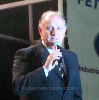 Rubén Daray en la charla sobre seguridad vial en Puerto San Martín
