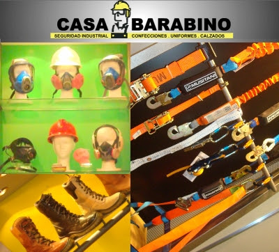 Casa Barabino. Seguridad industrial. Uniformes. Calzados.