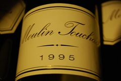 Moulin Touchais av årgång 1995 i doppresent