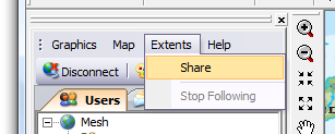 How to share your extents with other users