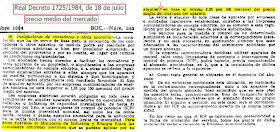Condición 16 RD 1725/1984, 18-07-1984