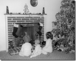 6 Christmas Santa 1955