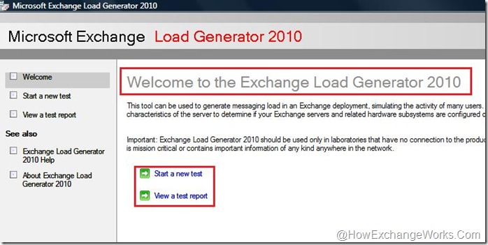 Exchange Load Generator