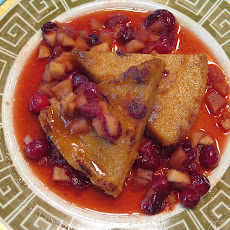 Breakfast Polenta with Winter Fruit Compote
