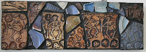 Dia de los muertos    ceramic mosaic  by Gilbert Castro