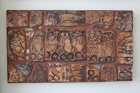 Dia de los muertos  ceramic mosaic   by Gilbert Castro