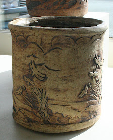 Bay of plenty     ceramic container       by Gilbert Castro