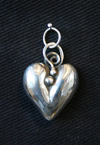 sterling silver heart mar 2011<br />
arcata artisans gallery show