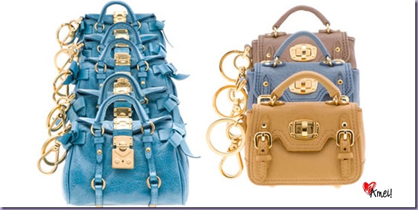 Pingentes-Charms-Bolsas-Miu-Miu Pingentes-Charms-Bolsas-Miu-Miu