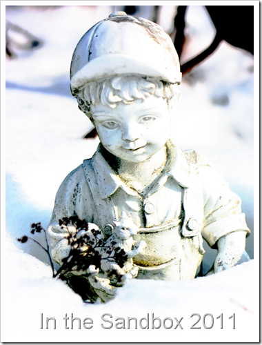 Little-boy-sculpture-in-sno Little-boy-sculpture-in-sno