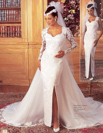 Plus Size Wedding Gown #2414