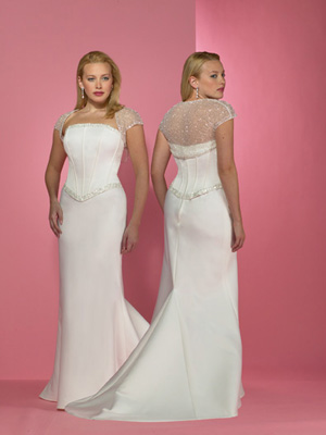 romantic magical bridal gown