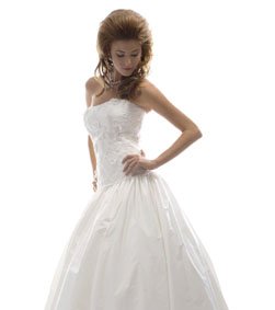 Women , White Wedding Dress