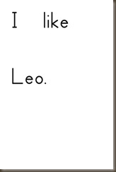 I like leo text page