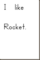 I like rocket