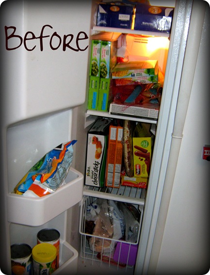 Freezer before