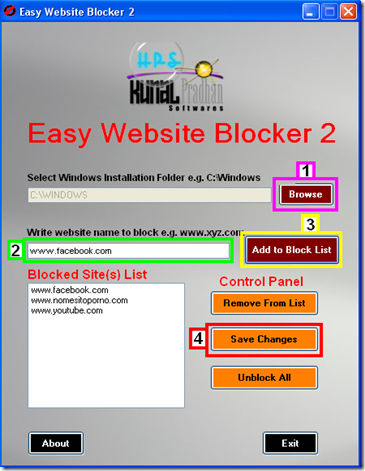 Easy Website Blocker