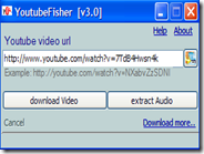 Il programma più piccolo e no install per scaricare video da YouTube - YoutubeFisher