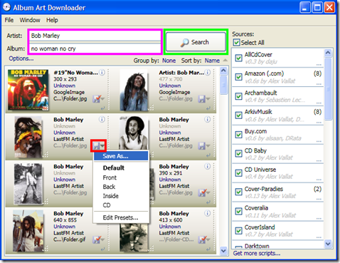Album Art Downloader Album Art Downloader