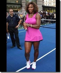 Serena Williams On Court